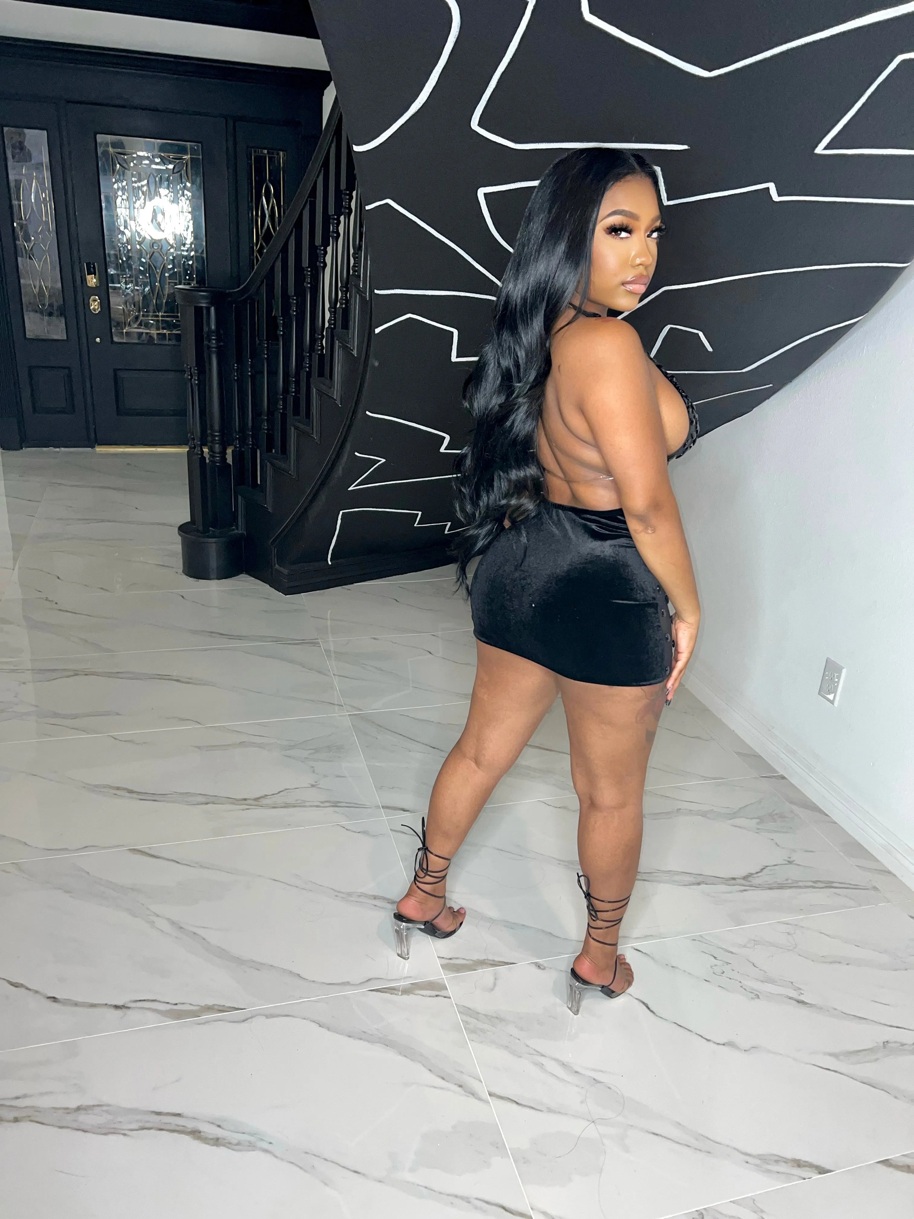 Sugar and spice dress (black)