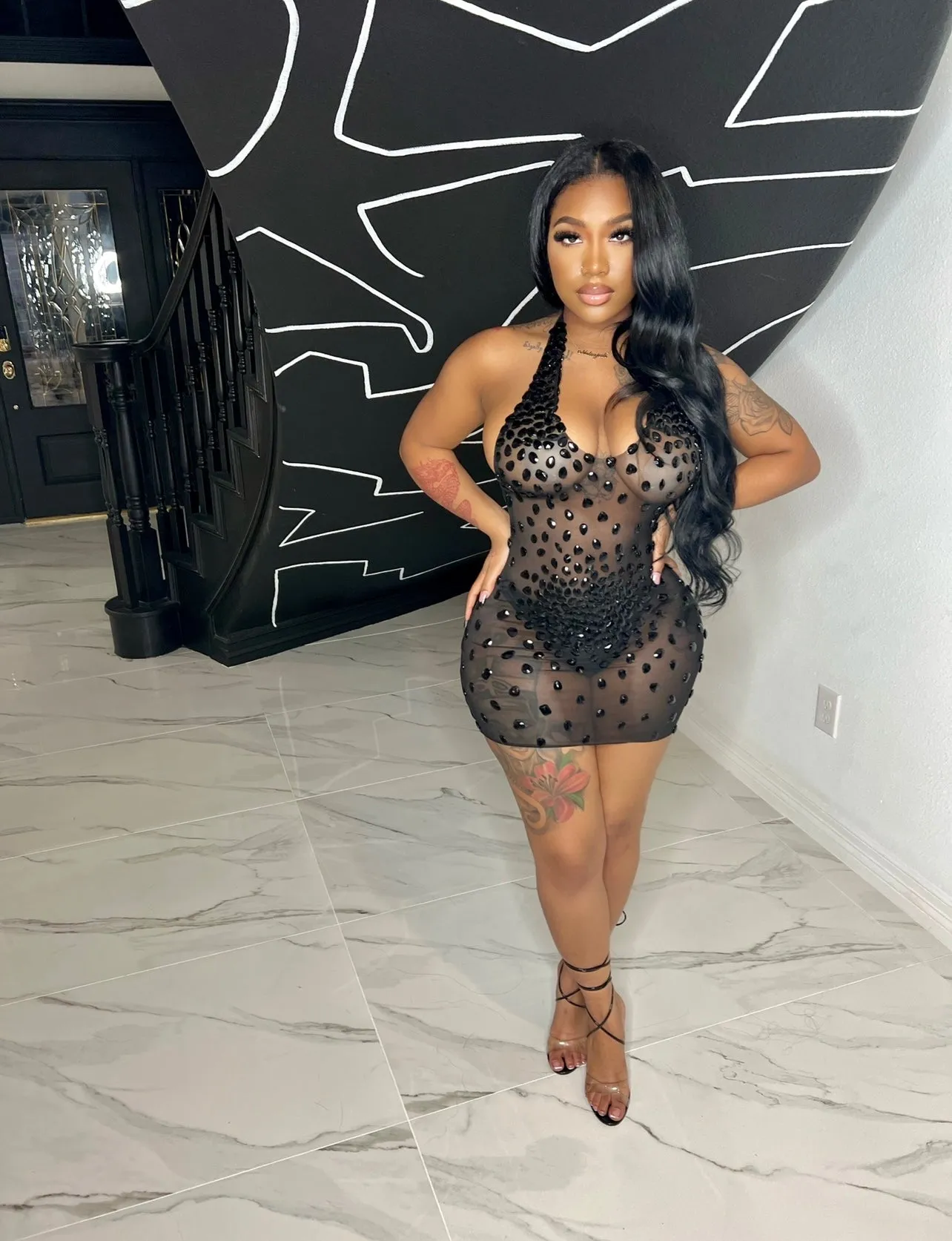 Sugar and spice dress (black)