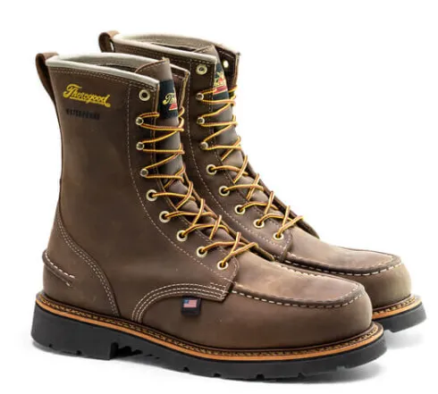 Thorogood Men's 1957 Series 8" Moc Toe Waterproof USA Made Work Boot- 814-3890