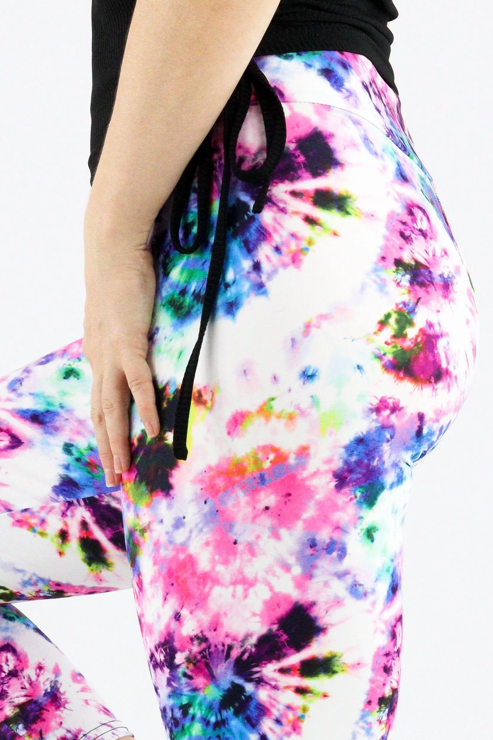 Tie Dye Colourise - Casual Capri Leggings