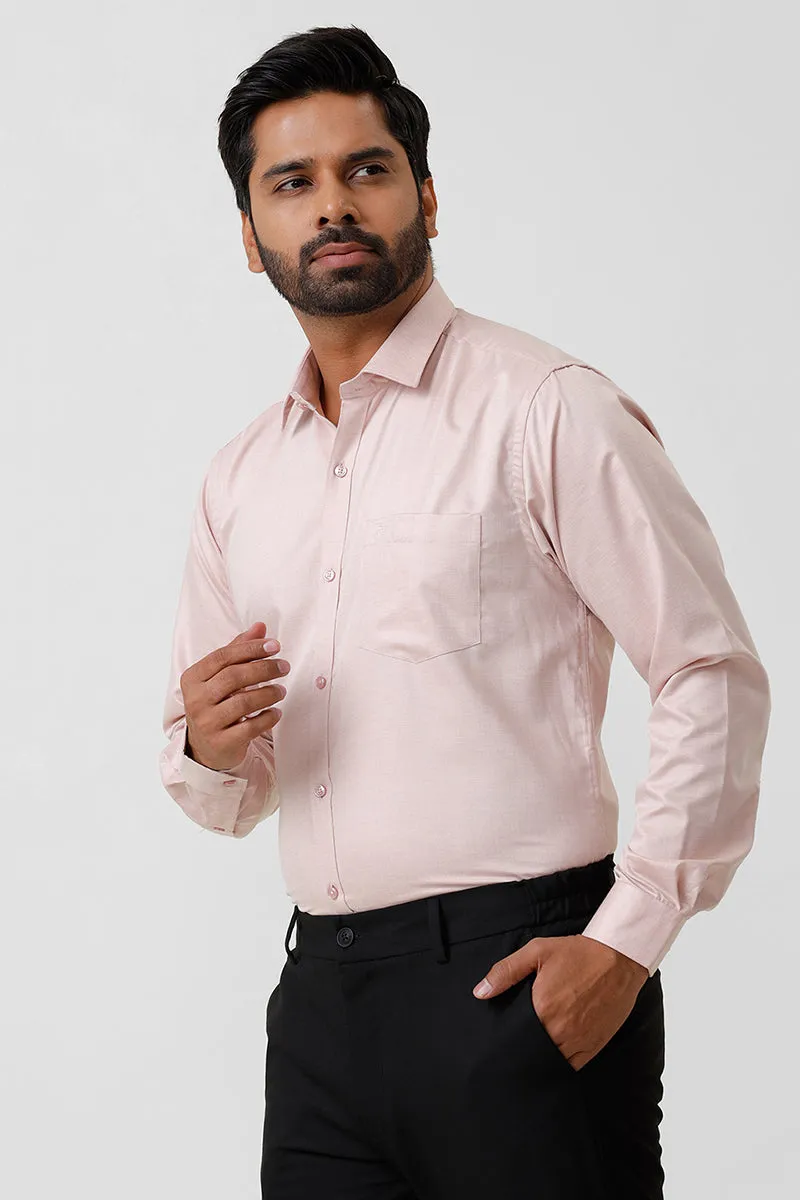 Tornado - Pink Formal Shirts For Men | Ariser