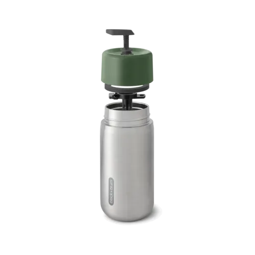 Travel cup Stainless Black Blum Oliv