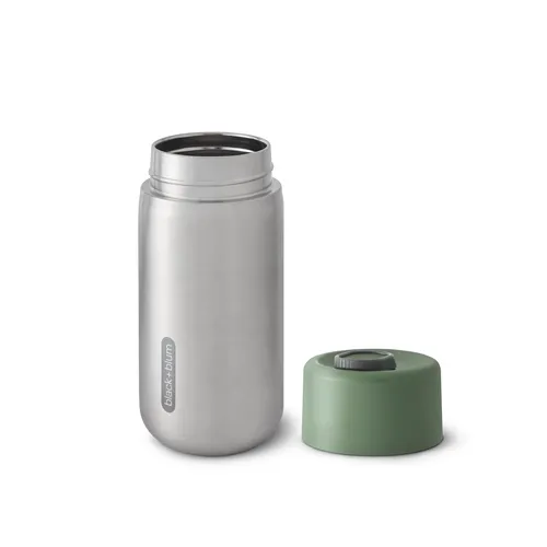 Travel cup Stainless Black Blum Oliv