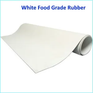 TSEC-FGR White Food Quality Rubber 1400mm x 10mtr Rolls