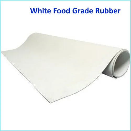 TSEC-FGR White Food Quality Rubber 1400mm x 10mtr Rolls