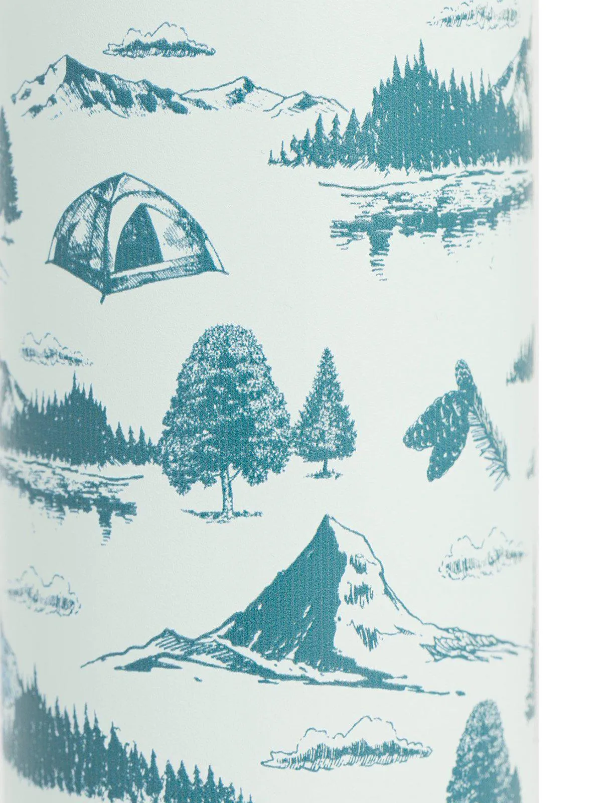United by Blue 22oz Mountain Vista 22oz Insulated Steel Water Bottle White