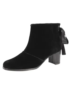 Veronica Velvet Ribbon Bootie