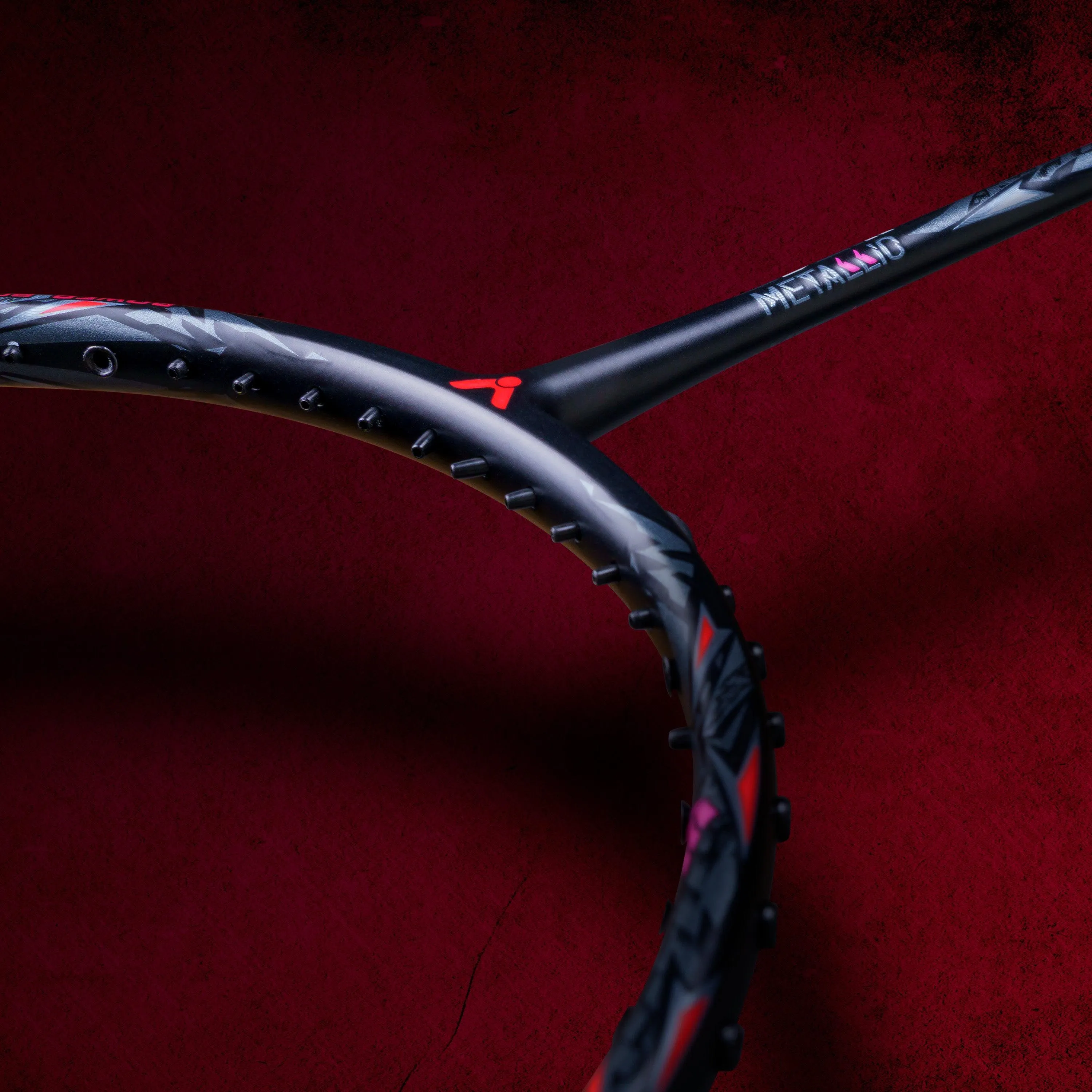 Victor Thruster RYUGA Metallic Unstrung badminton Racket [Black]