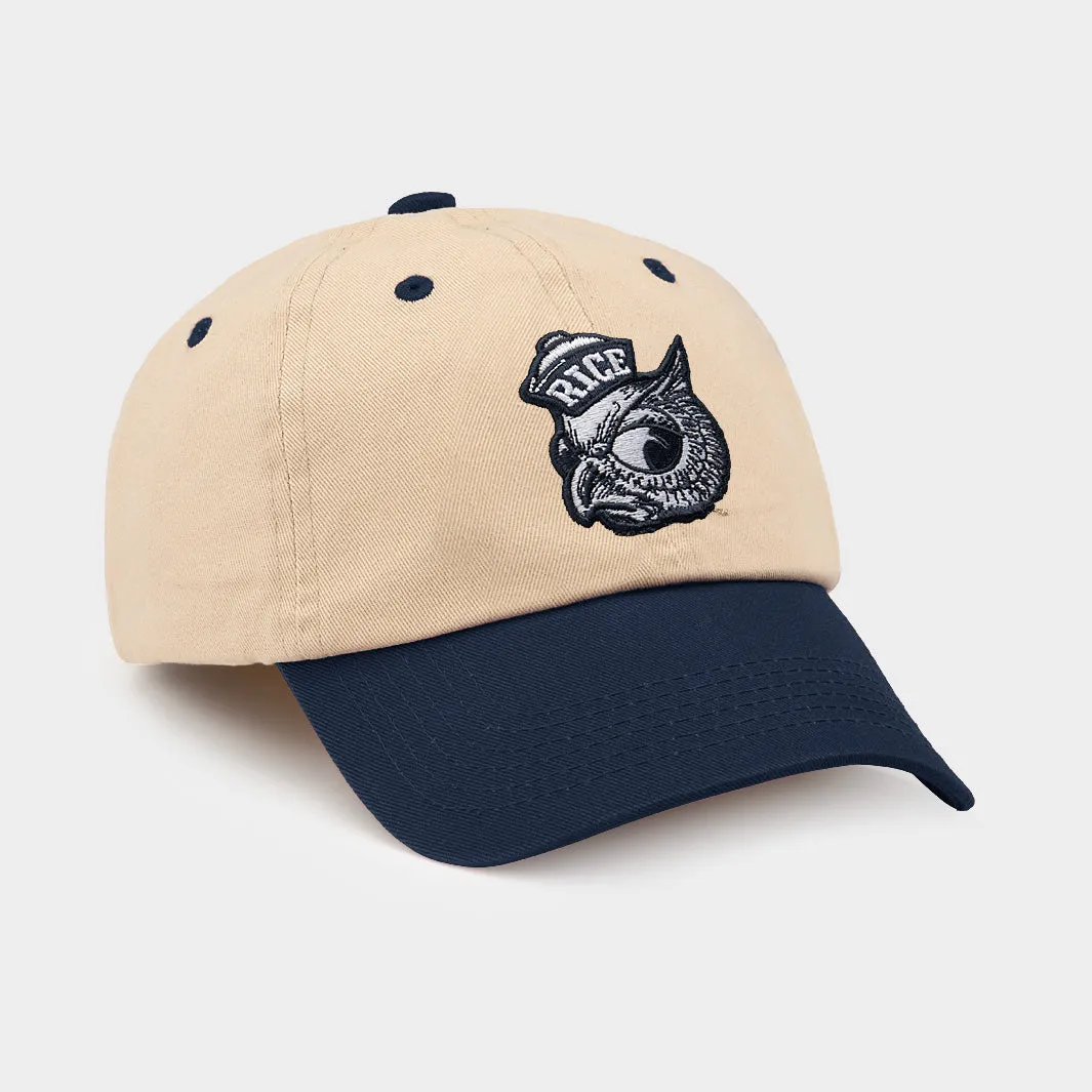 Vintage Rice Owls Sailor Two-Tone Dad Hat