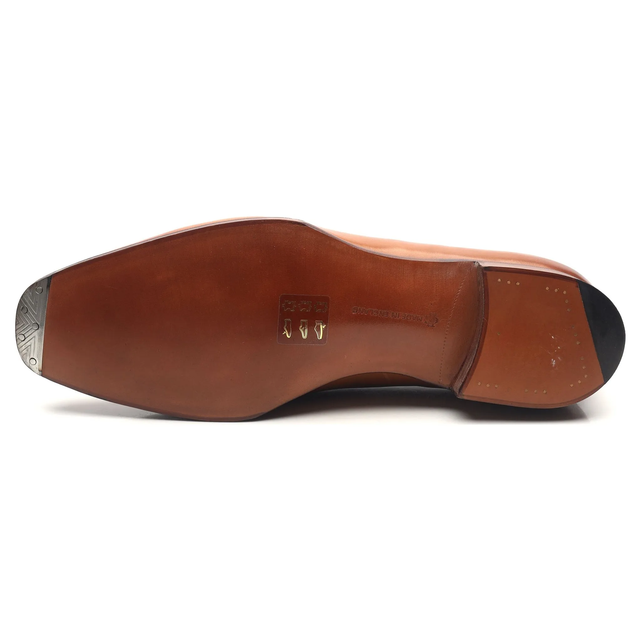 'Walcot' Tan Brown Leather Oxford UK 9.5 E