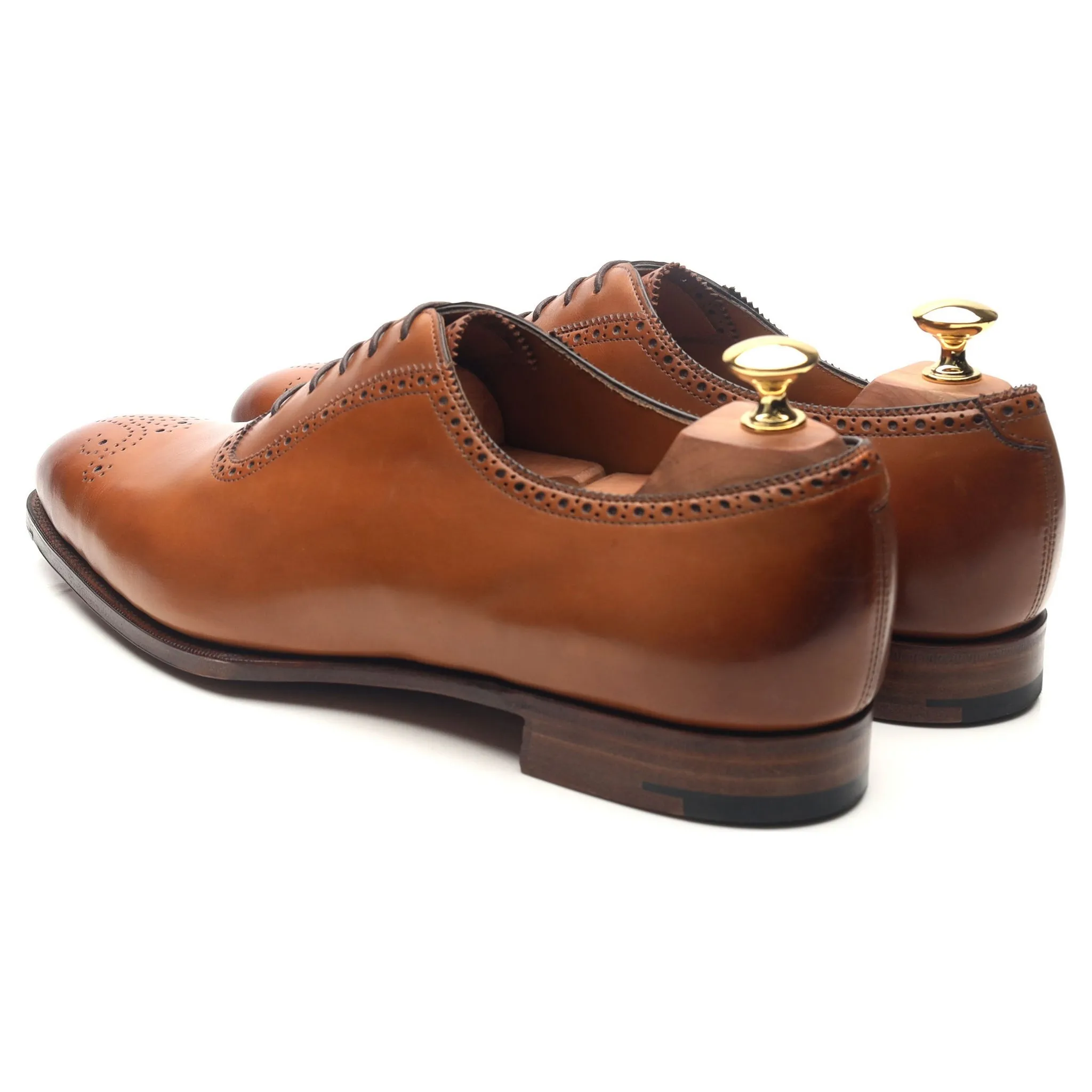 'Walcot' Tan Brown Leather Oxford UK 9.5 E