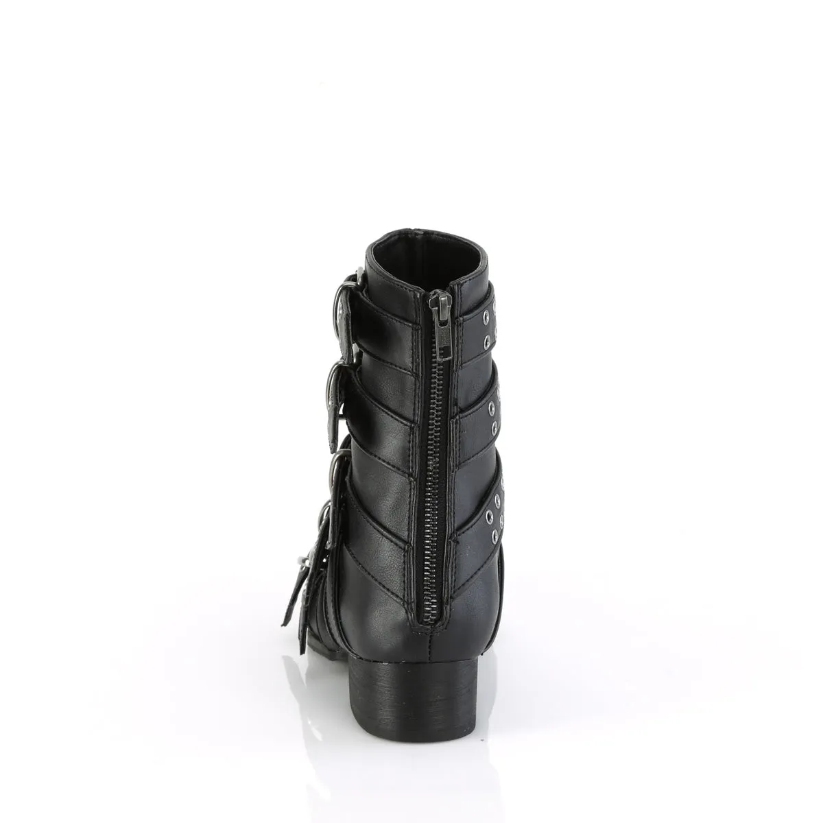 WARLOCK-70  Black Vegan Leather