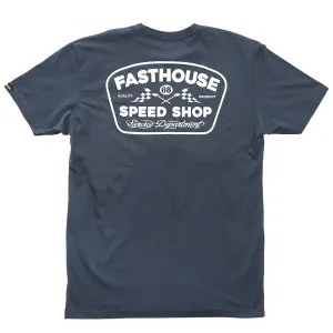 Wedged Tee - Indigo