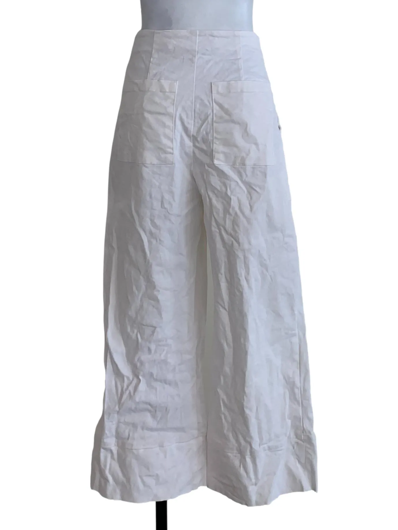 White Plain Formal Pants