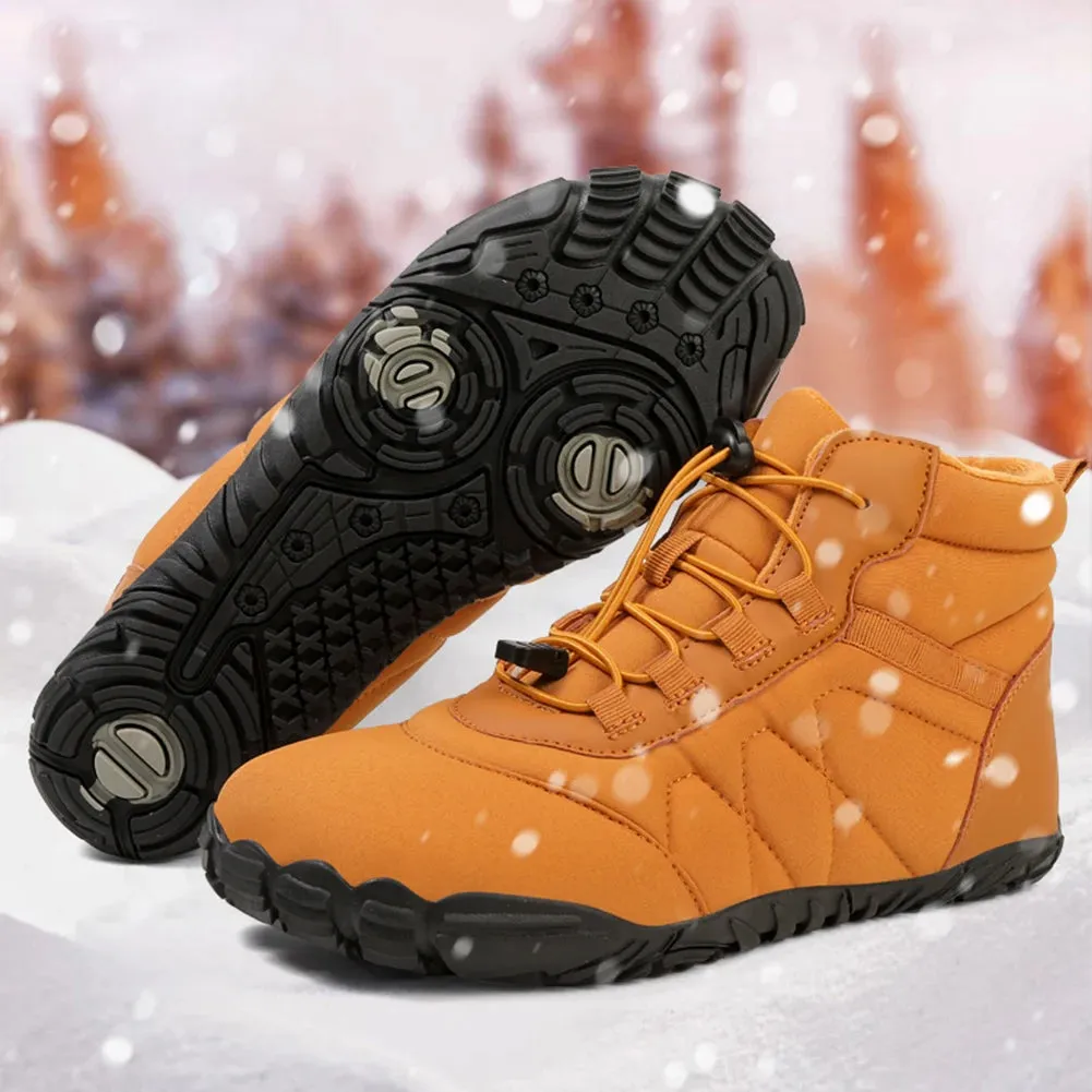 Winter Snow Boots Lightweight Barefoot Shoes Non-Slip Casual Ankle Boots Waterproof Trail Running Shoes for Outdoor Sports