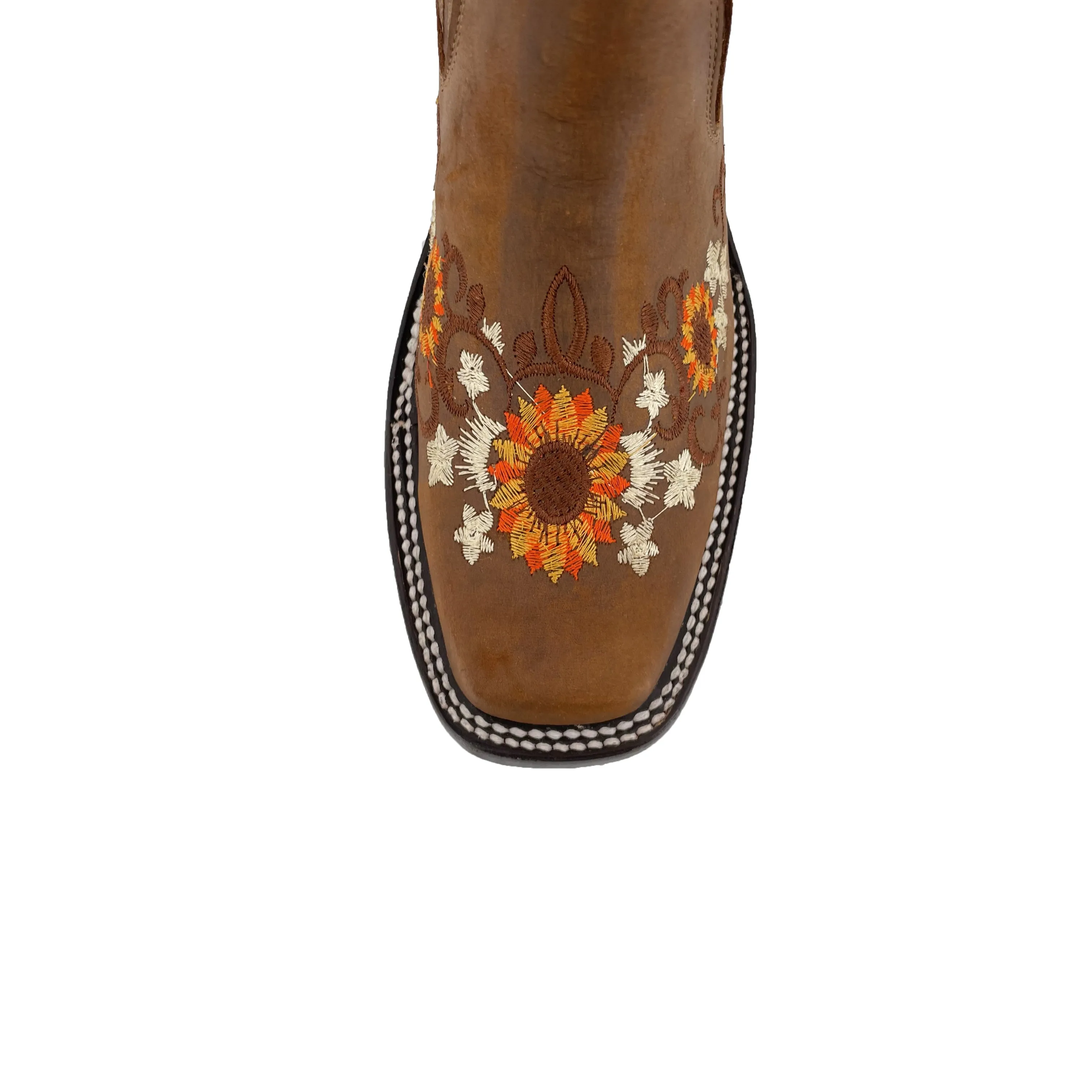 Women Rodeo Botin - Flowers Tan