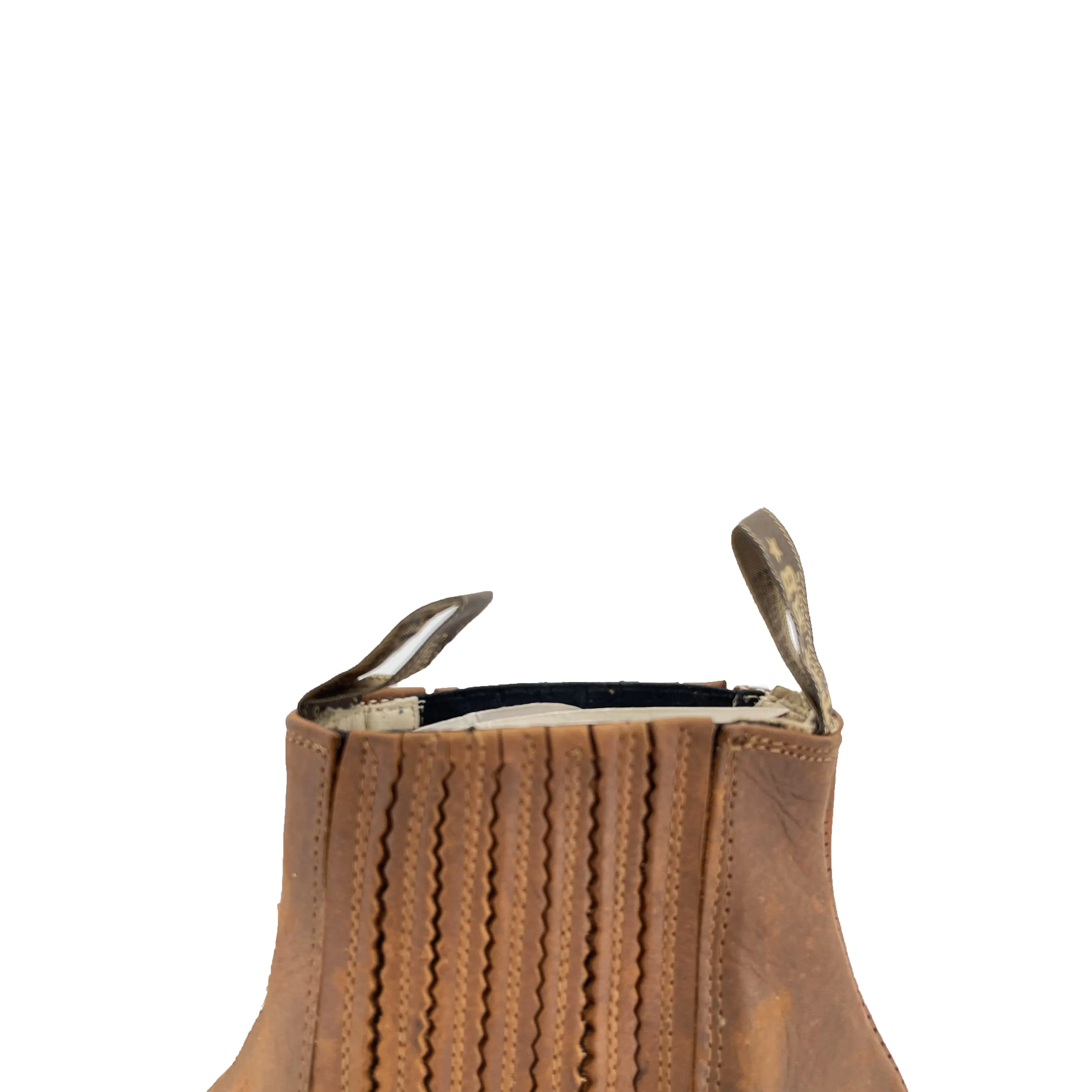 Women Rodeo Botin - Flowers Tan