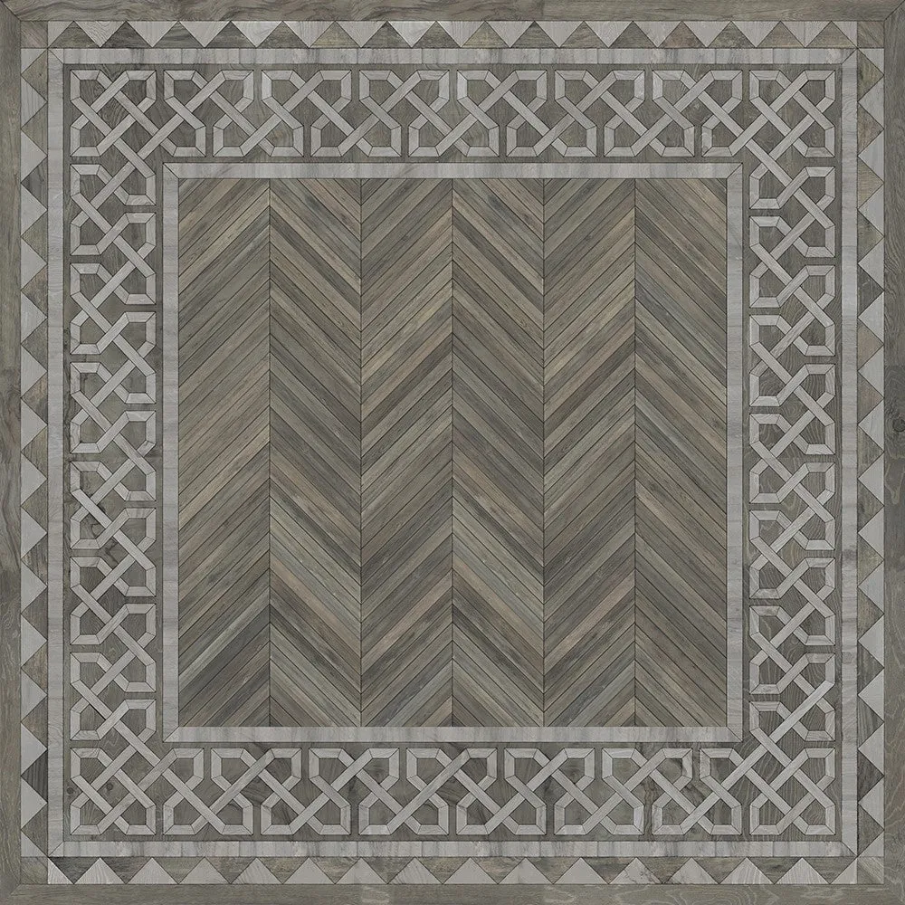 Wood Artisanry University "Glasgow" Vinyl Floorcloth - Spicher & Co.