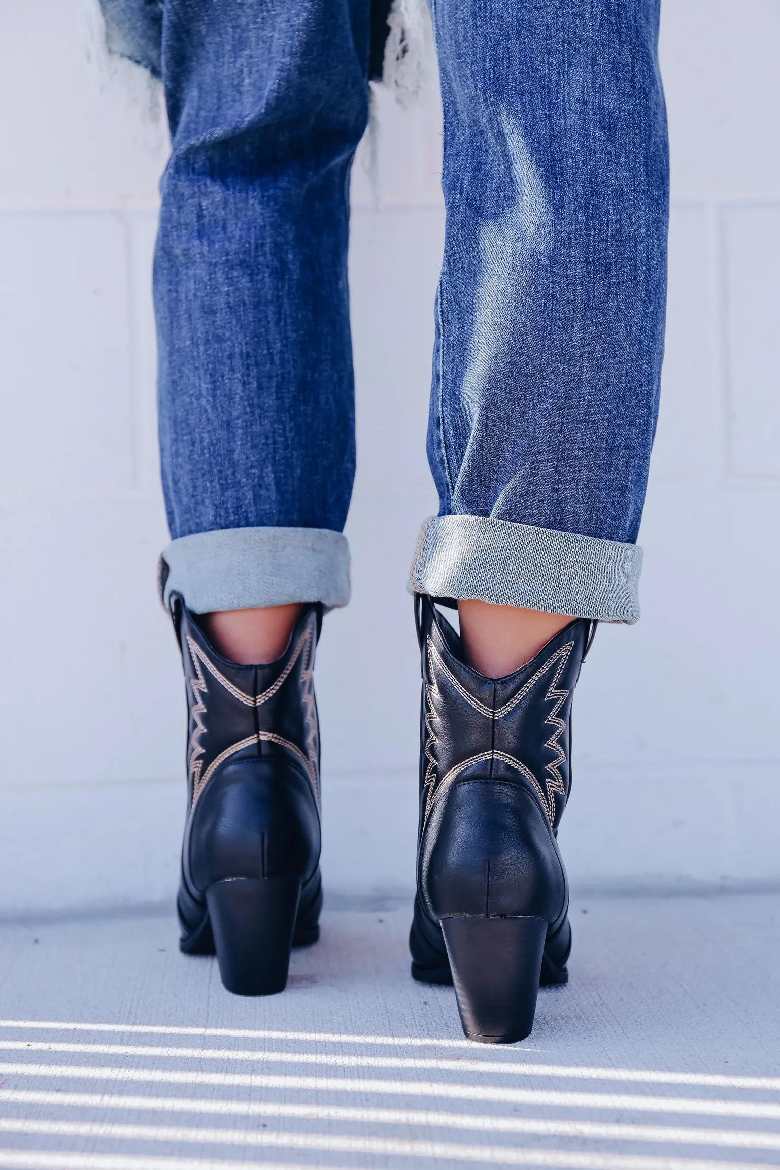 Wyatt Western Booties - Black