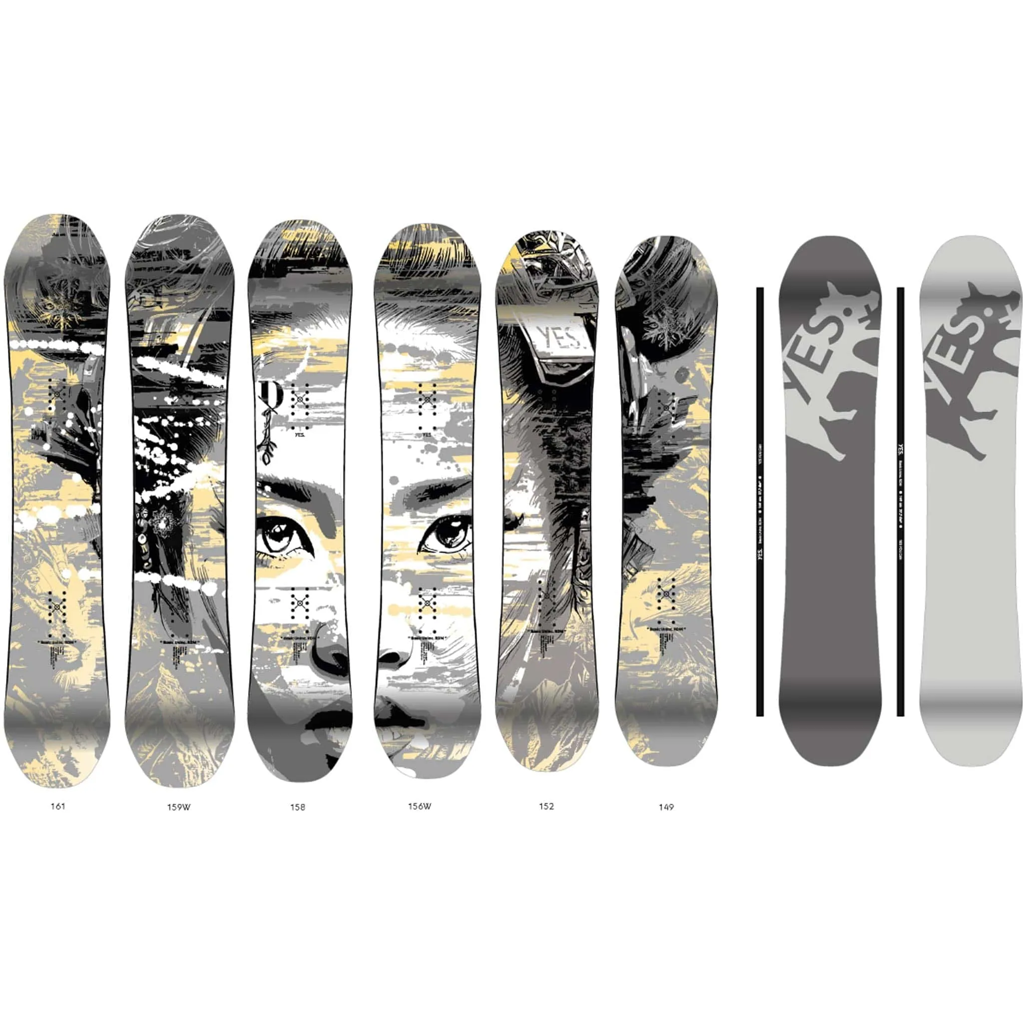 Yes Basic Uninc RDM XTRM Wide Snowboard 2025