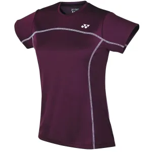 Yonex YTL1 Burgundy Team Ladies / Womens Badminton T-Shirt