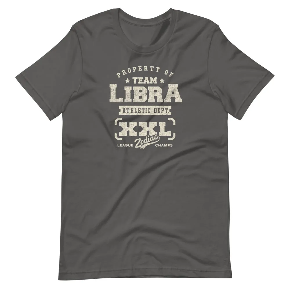 Zodiac Libra Athletic Dept. Short-Sleeve Unisex T-Shirt