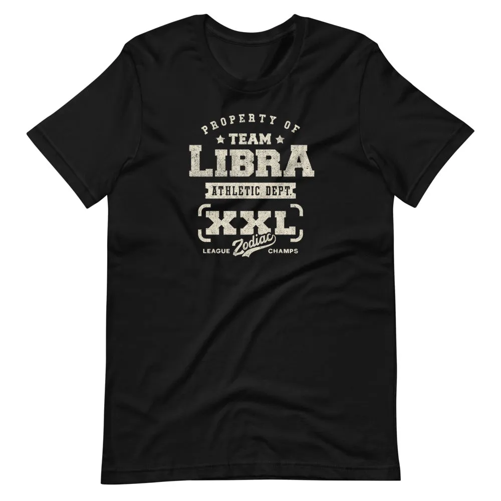 Zodiac Libra Athletic Dept. Short-Sleeve Unisex T-Shirt